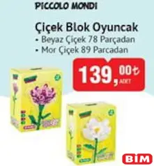 PİCCOLO MONDİ ÇİÇEK BLOK OYUNCAK